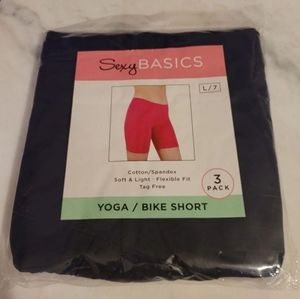 Sexy Basics Womens 3 Pack Sheer & Sexy Cotton Shorts